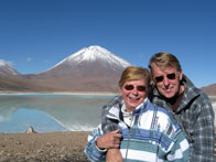 Dirk en Lieve aan de laguna verde